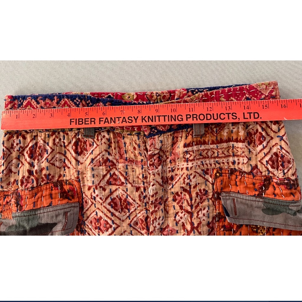 FREE PEOPLE Dakota Skies Stitched Kantha Shorts - S - Picture 9 of 12